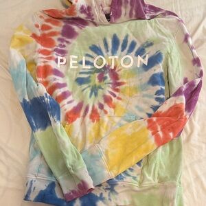 Peloton Spiritual Gangster Multicolor Tie-Dye Hoodie